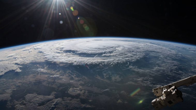 Hurricane Florence from the ISS, photo credit: NASA
