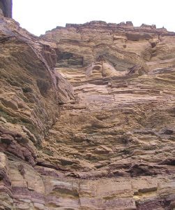 Grand Canyon rock layers from below, photo credit: J.D. Mitchell