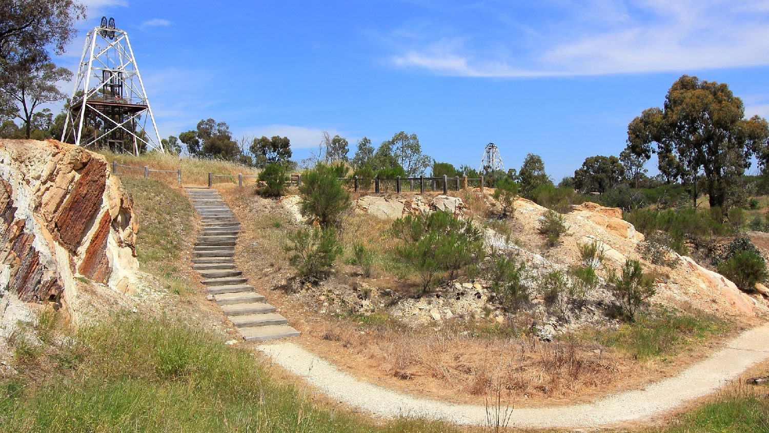 Victoria area gold mine structure: Photo 46741846 / Bendigo Gold Mine © Kerry Hill | Dreamstime.com
