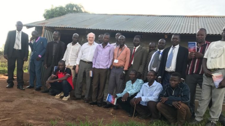 Ron Edwards with Kenyan pastors April 2022