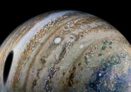 Jupiter as seen from the Juno mission, photo credit: NASA