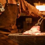Closeup of a blacksmith working iron on an anvil: Photo 78566283 / Anvil Blacksmith © Nejron | Dreamstime.com