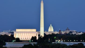 Washington, D.C. skyline at dusk: Photo 26963455 © Joe Ravi | Dreamstime.com