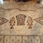 Bread and fish mosaic church floor, Tabgha, Israel: ID 84547037 © Zatletic | Dreamstime.com