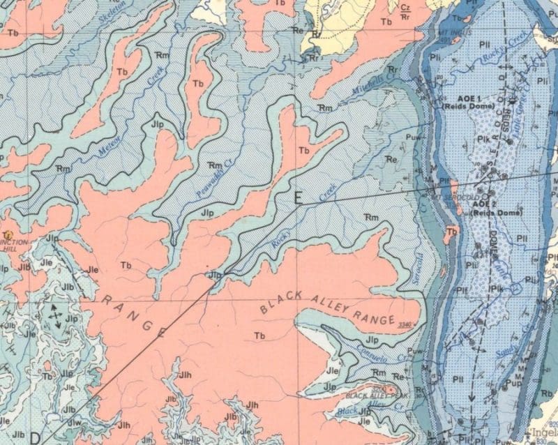 Carnarvon Gorge topographical map